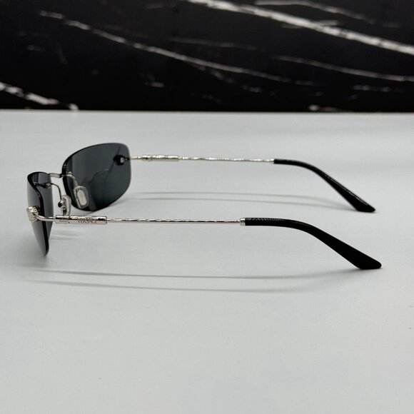 NEW MOD 2279 1000/87 VERSACE SUNGLASSES VE2279 100087 SILVER VE2279 1000/87 - Picture 5 of 11